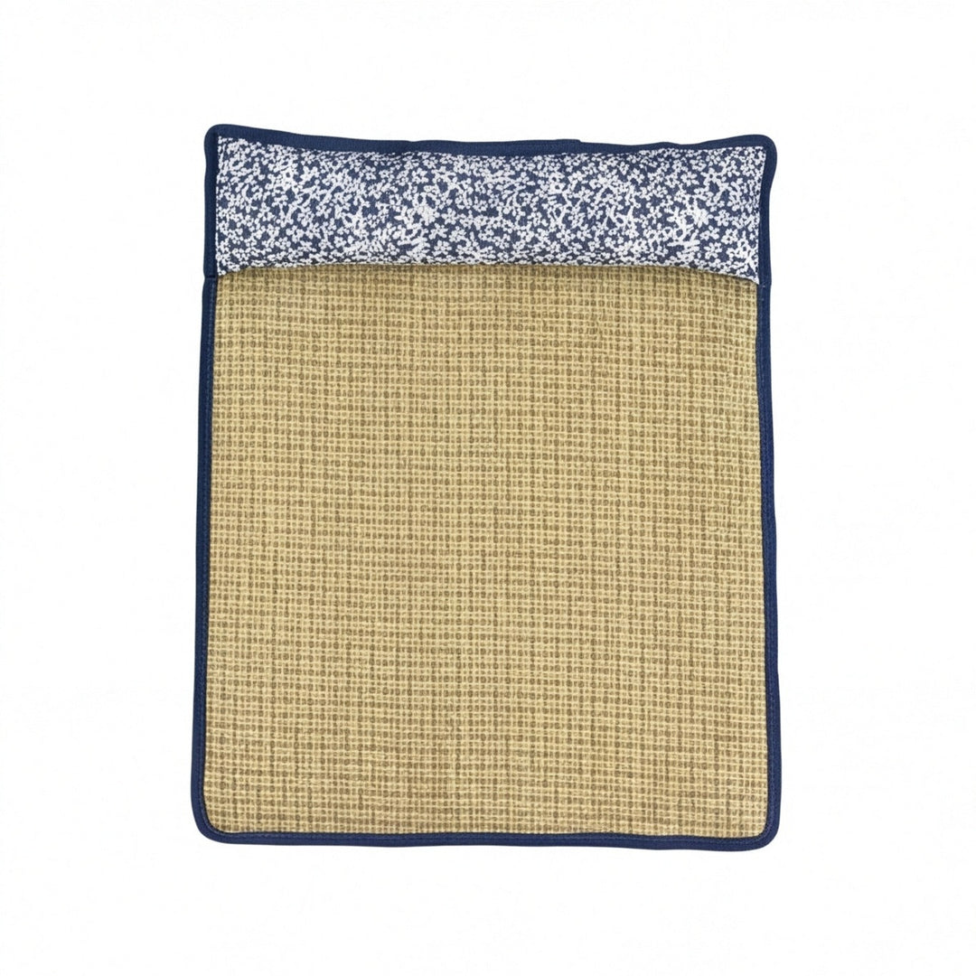 Tapis de couchage unisexe pour animaux avec coussin cervical intégré 5
