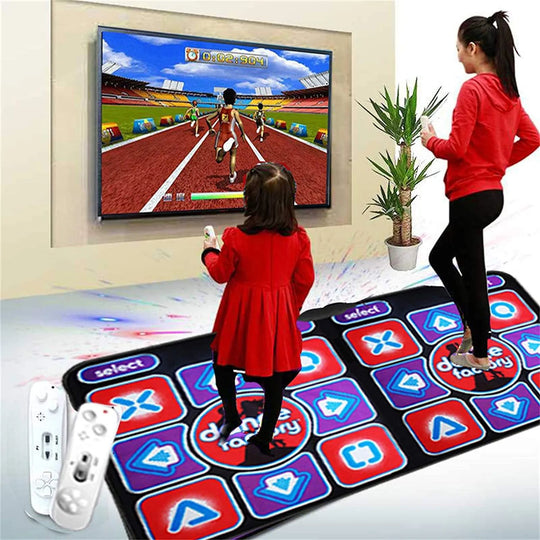 Tapis de danse interactif double pour toute la famille 0