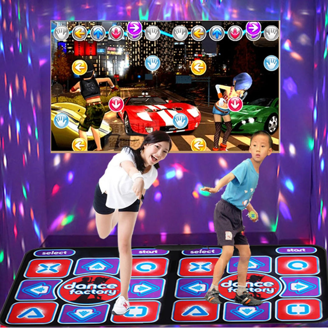 Tapis de danse interactif double pour toute la famille 1