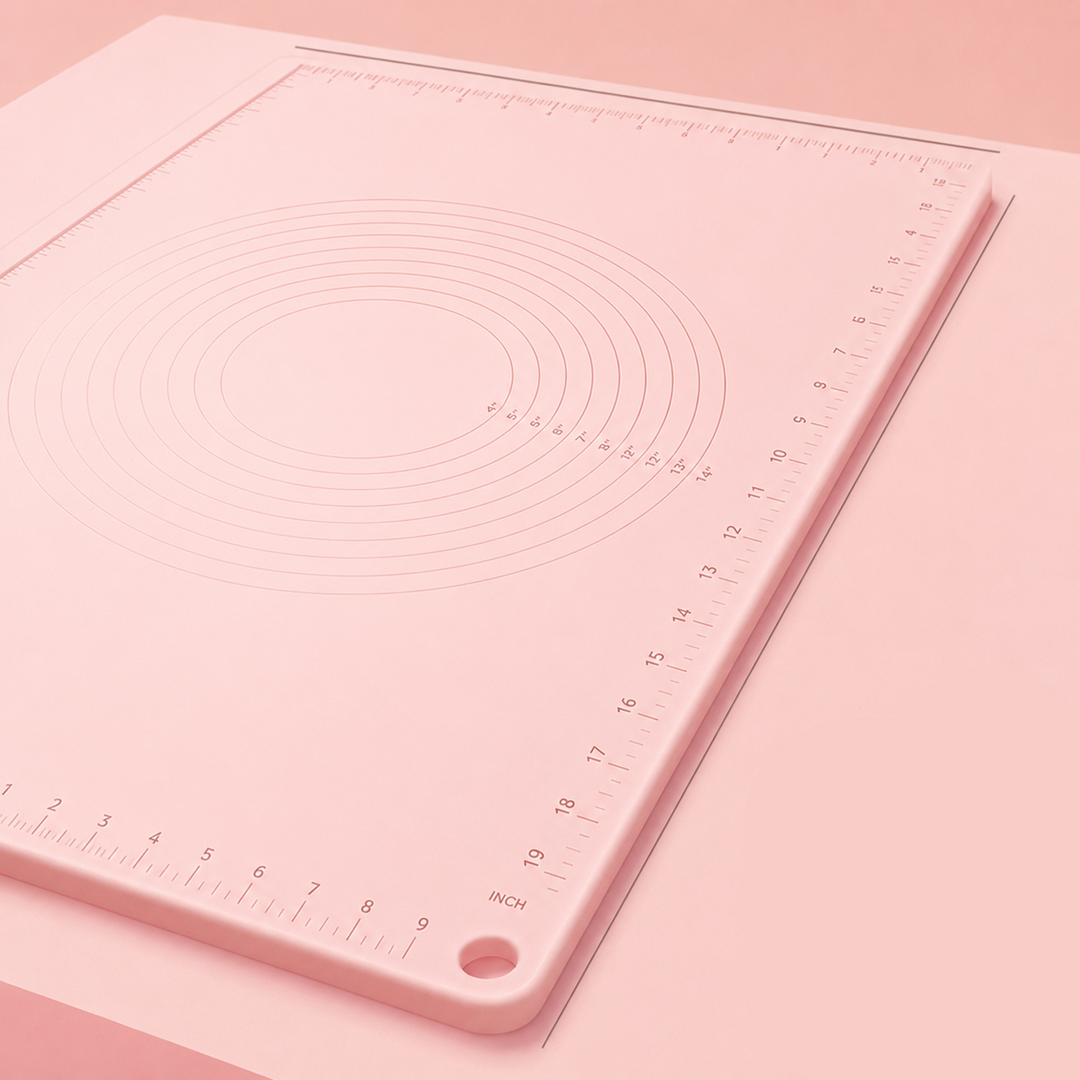Tapis de pâtisserie en silicone avec grille de mesure et guides circulaires pour femmes 5