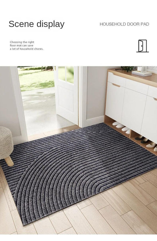 Tapis de porte scandinave en PVC avec motif antidérapant 8