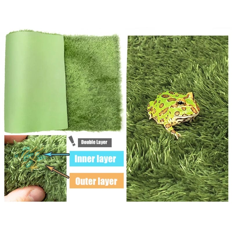 Tapis pour Reptiles Double Couche Confortable et Pratique 1