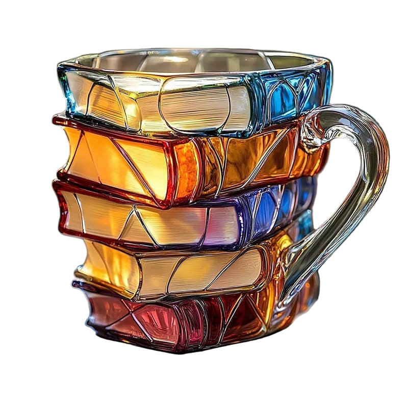Tasse 3D en Forme de Livre pour Amateurs de Littérature 0