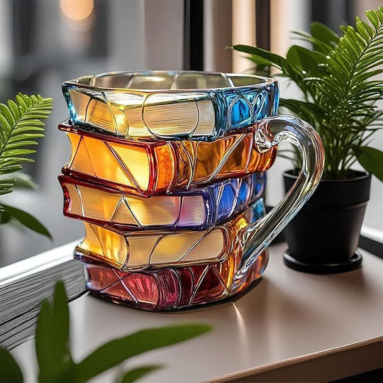 Tasse 3D en Forme de Livre pour Amateurs de Littérature 1