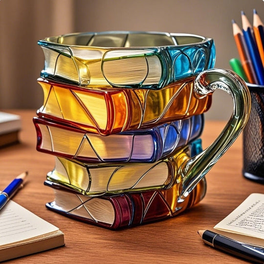 Tasse 3D en Forme de Livre pour Amateurs de Littérature 2