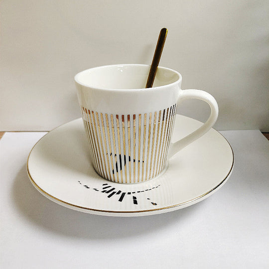 Tasse À Café Créative Avec Motif Dynamique Design Innovant 5