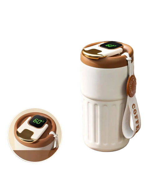 Tasse Thermos Compacte avec Affichage de Température 0
