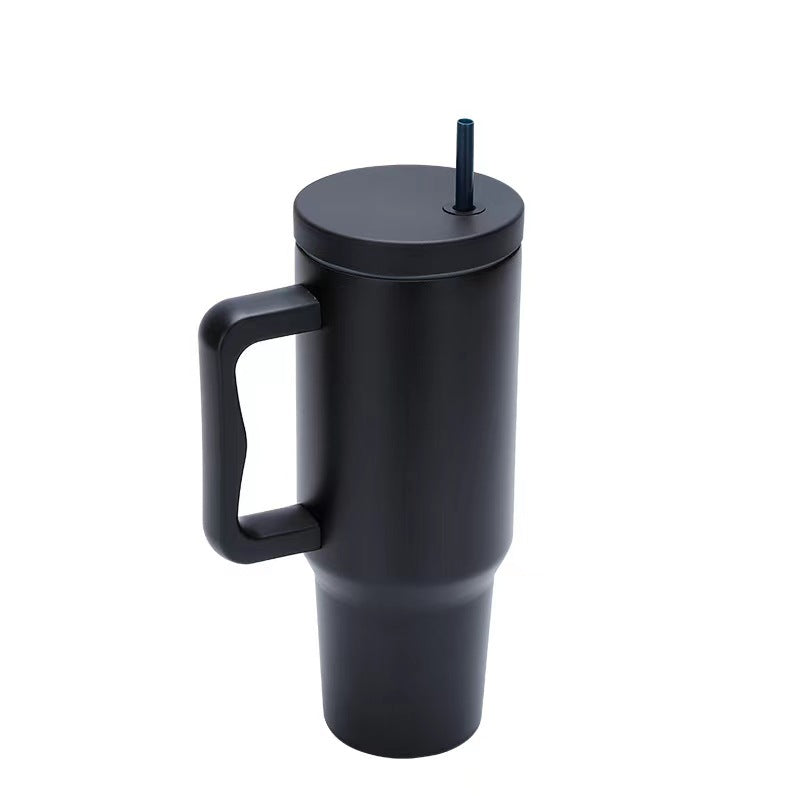 Tasse Thermos Femme Pratique avec Poignée Ergonomique et Paille Intégrée 11