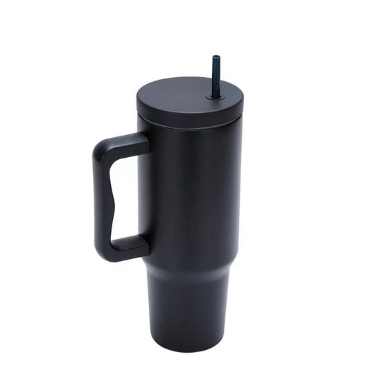 Tasse Thermos Femme Pratique avec Poignée Ergonomique et Paille Intégrée 11
