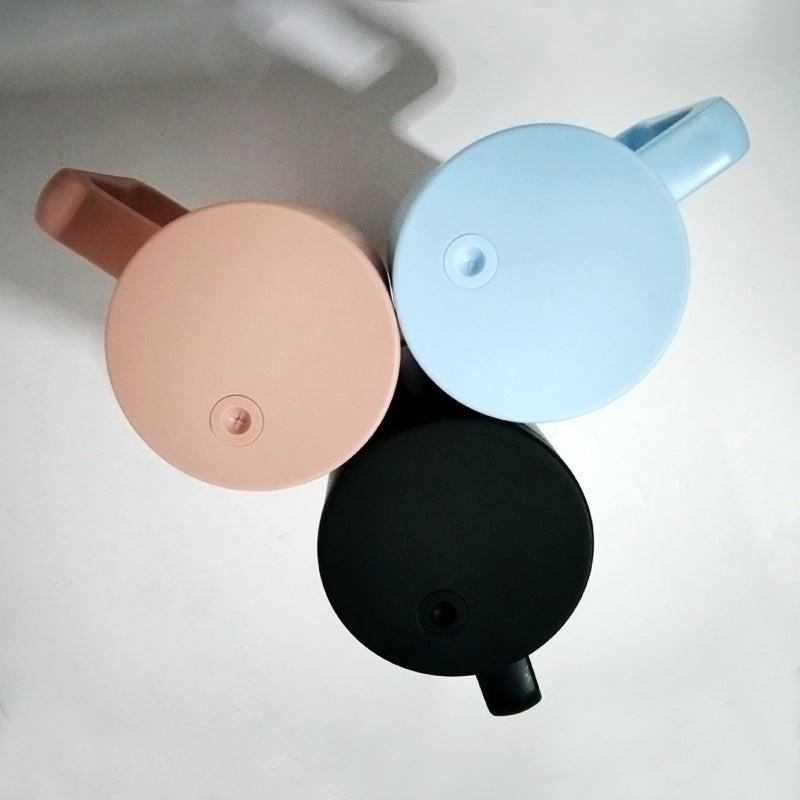 Tasse Thermos Femme Pratique avec Poignée Ergonomique et Paille Intégrée 2