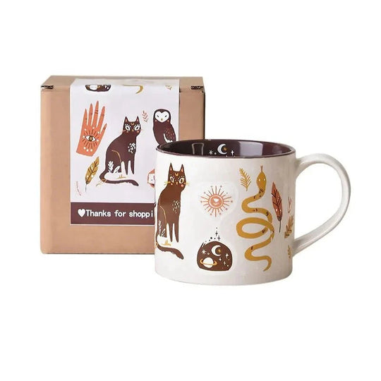 Tasse à café en céramique avec design céleste 0