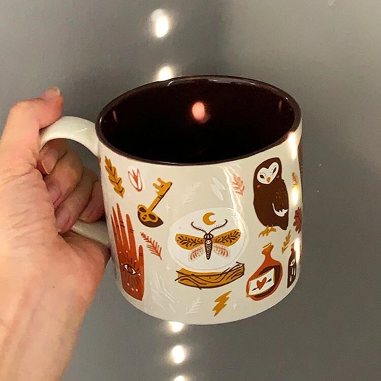 Tasse à café en céramique avec design céleste 2