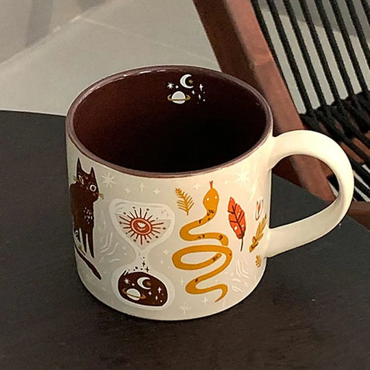 Tasse à café en céramique avec design céleste 4