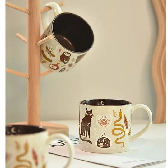 Tasse à café en céramique avec design céleste 5