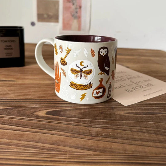 Tasse à café en céramique avec design céleste 6