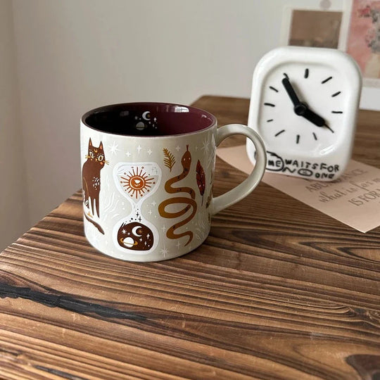 Tasse à café en céramique avec design céleste 7