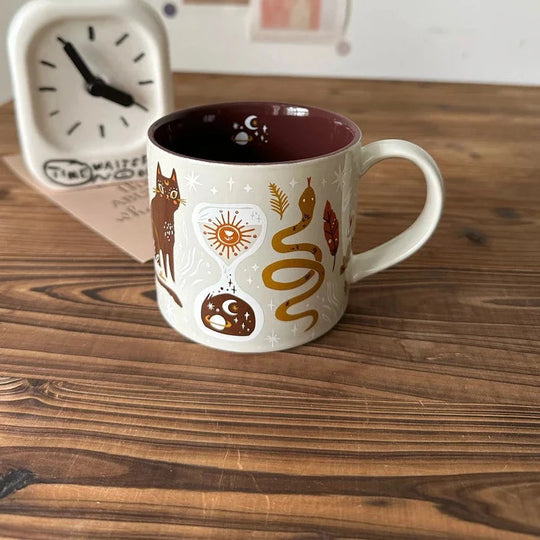 Tasse à café en céramique avec design céleste 8