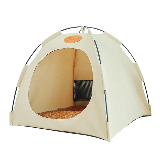 Tente à Chat Aérée et Portable pour Chats - Refuge Confortable et Ventilé 0