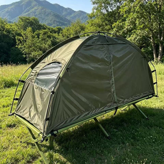 Tente de camping haute visibilité pour aventure en plein air 1