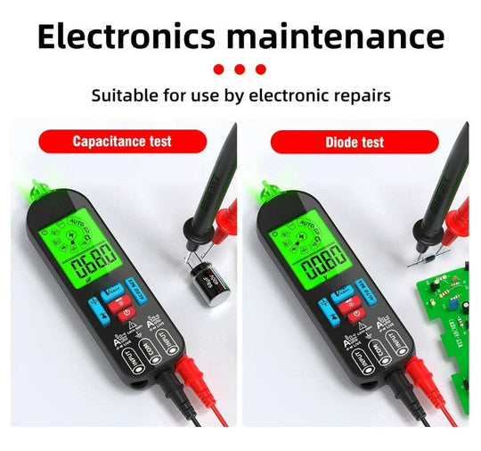 Testeur Électrique Intelligent pour Électricien avec Écran LCD 4