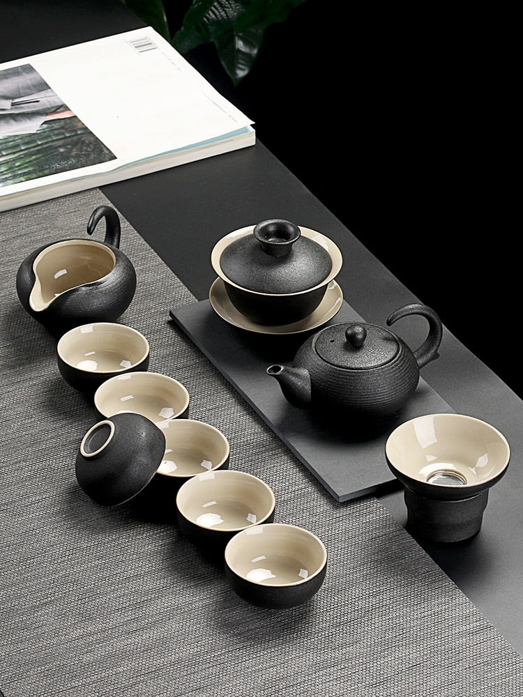 Théière Céramique Chinoise Design Traditionnel Authentique 2