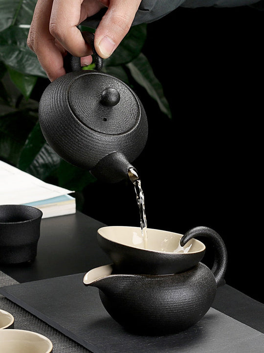 Théière Céramique Chinoise Design Traditionnel Authentique 3