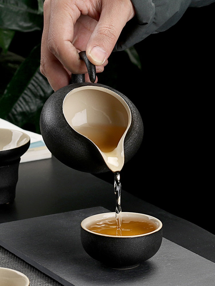 Théière Céramique Chinoise Design Traditionnel Authentique 4