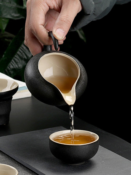 Théière Céramique Chinoise Design Traditionnel Authentique 4