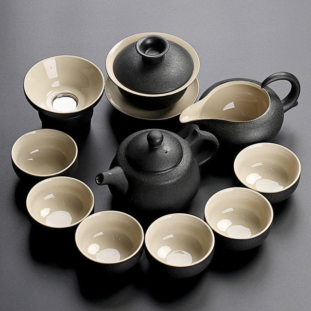 Théière Céramique Chinoise Design Traditionnel Authentique 6