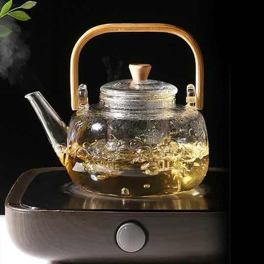 Théière Japonaise en Verre Borosilicate avec Infuseur 1