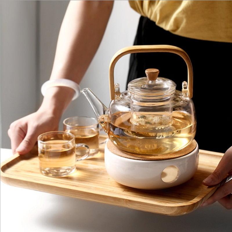 Théière Japonaise en Verre Borosilicate avec Infuseur 2