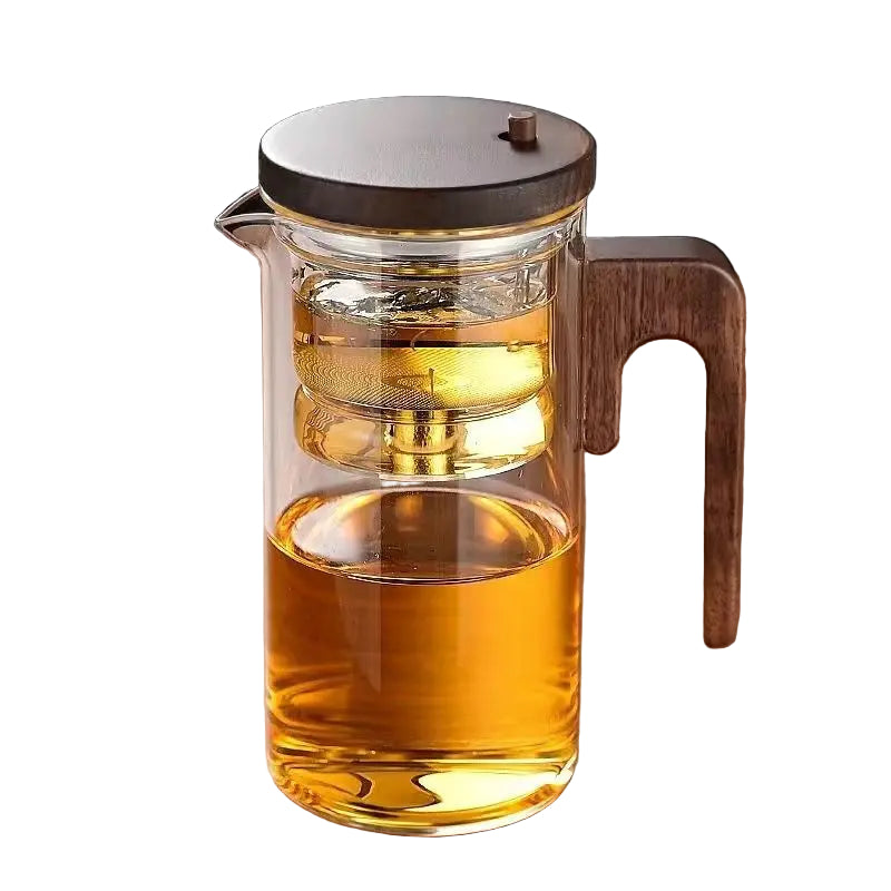 Théière en Verre Élégante avec Infuseur pour Amateurs de Thé 0