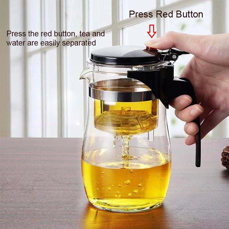 Théière en Verre Pratique avec Infuseur pour Moments de Dégustation 2