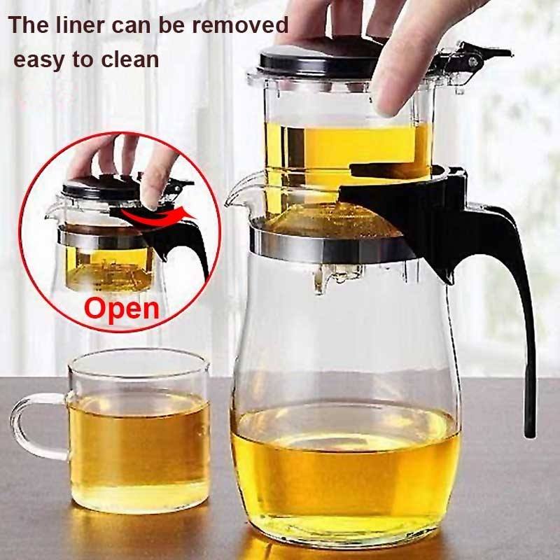 Théière en Verre Pratique avec Infuseur pour Moments de Dégustation 3