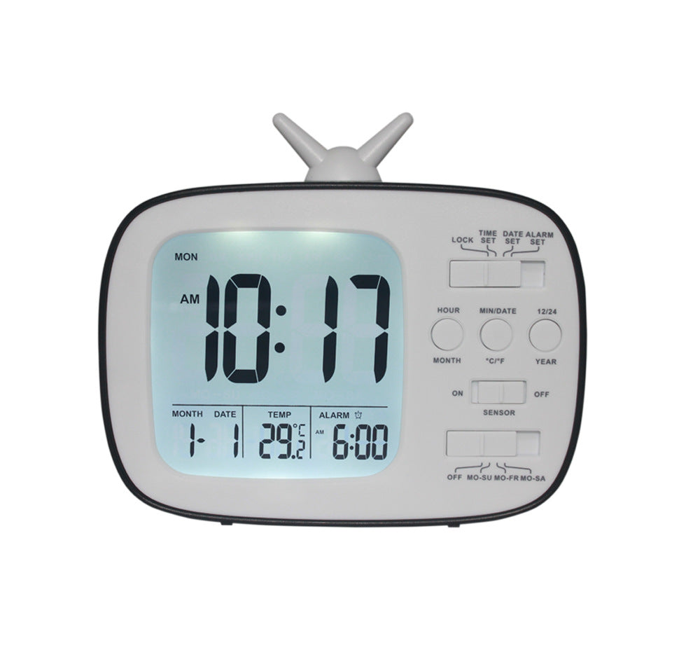 Thermomètre numérique multifonction avec réveil pour usage quotidien 0