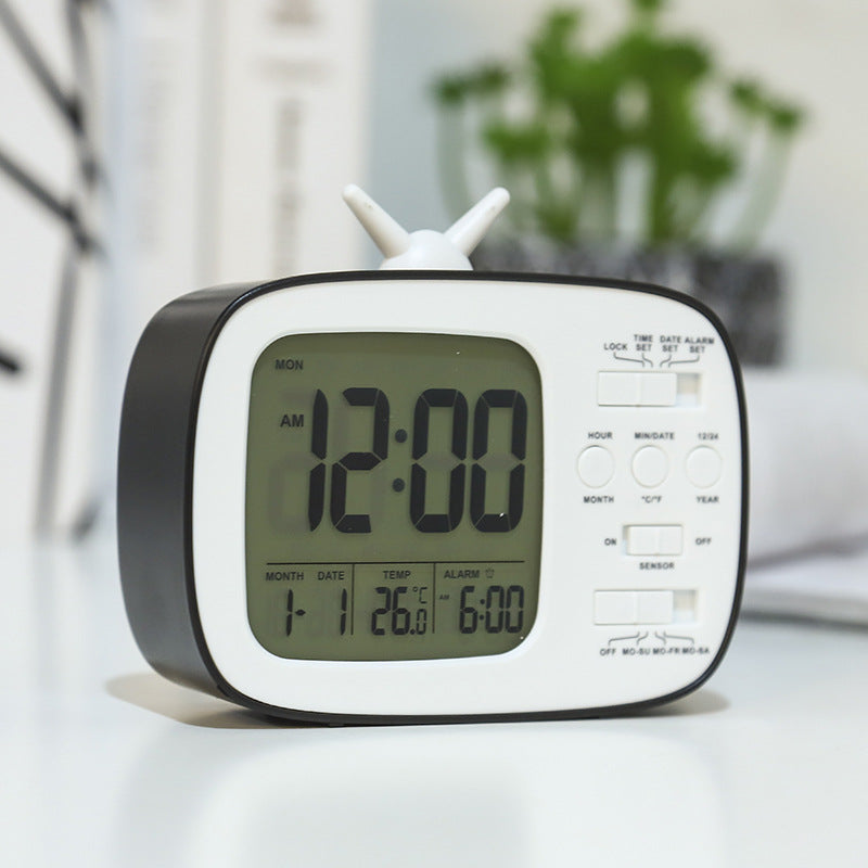 Thermomètre numérique multifonction avec réveil pour usage quotidien 2