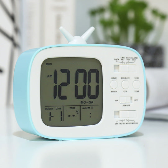 Thermomètre numérique multifonction avec réveil pour usage quotidien 4