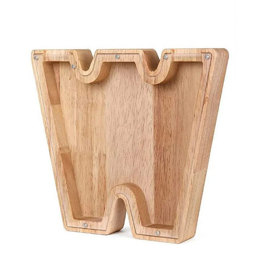Tirelire en Bois Design Accrocheur 24