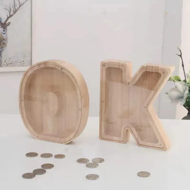 Tirelire en Bois Design Accrocheur 4