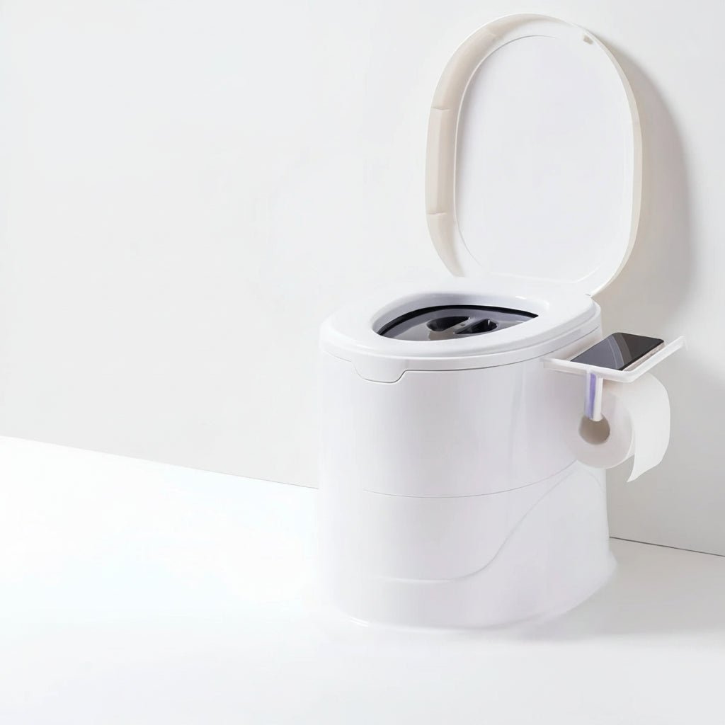 Toilettes Mobiles d'Urgence avec Porte-Papier 0