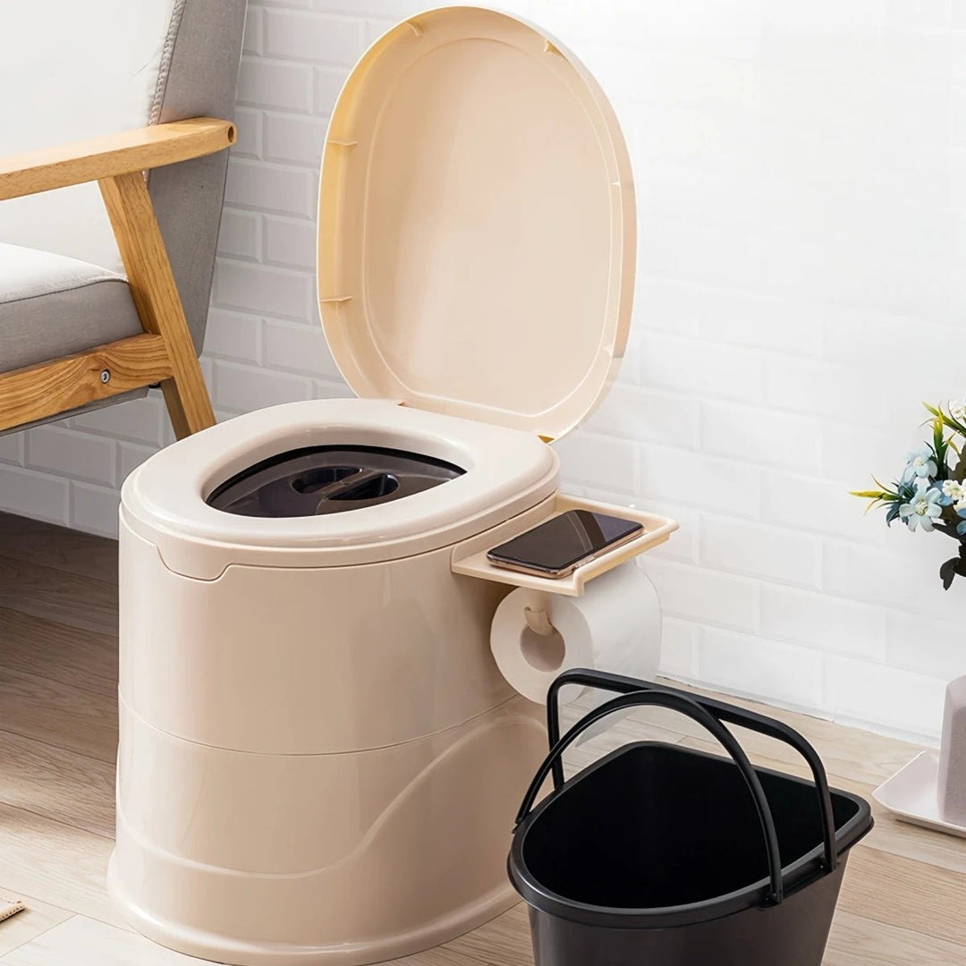 Toilettes Mobiles d'Urgence avec Porte-Papier 1