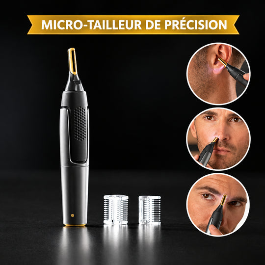 Tondeuse Précision Sourcils Électrique Ultra-Fine Homme Femme 3