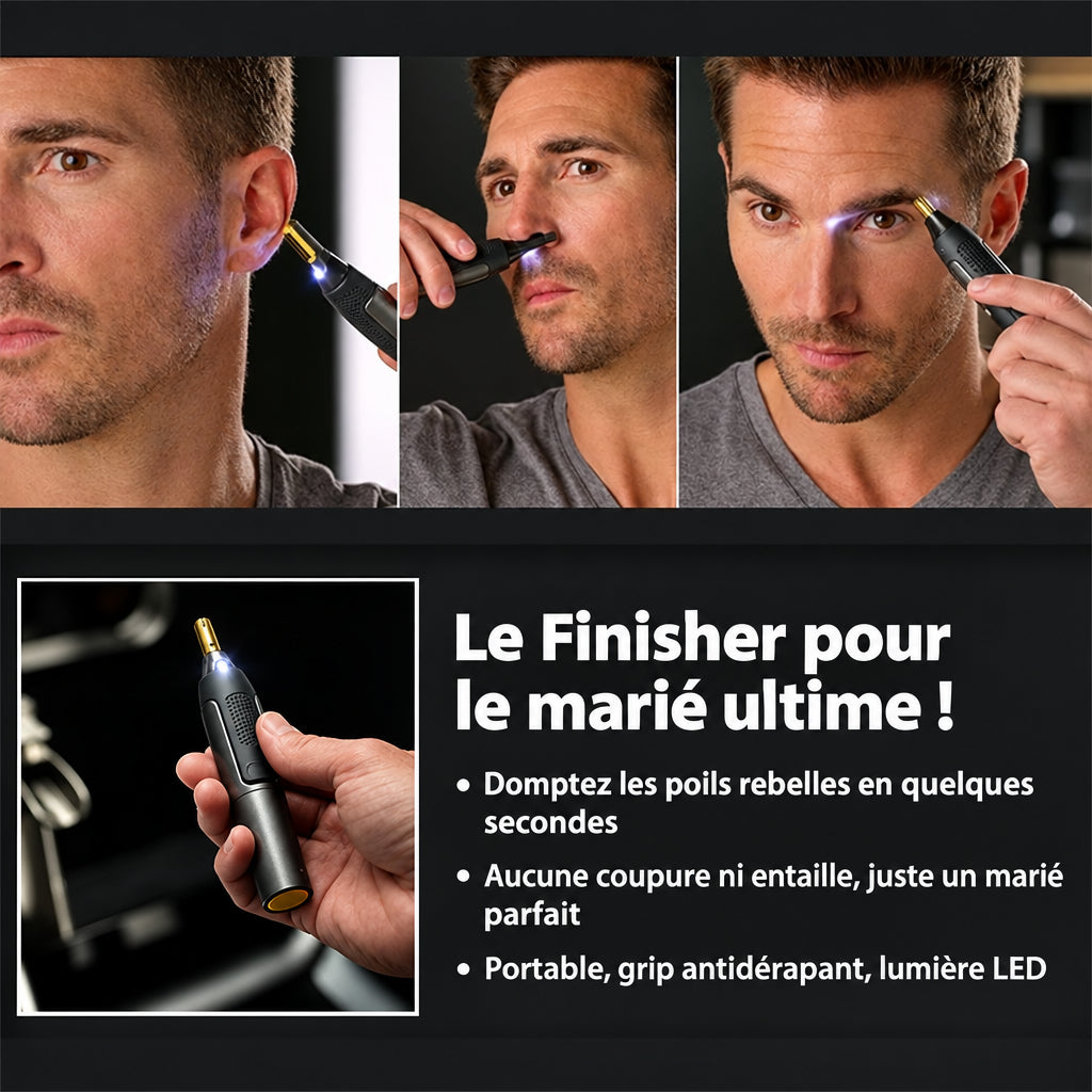 Tondeuse Précision Sourcils Électrique Ultra-Fine Homme Femme 5