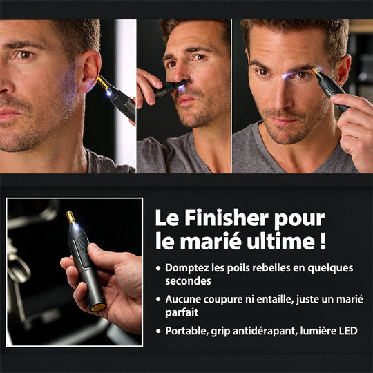 Tondeuse Précision Sourcils Électrique Ultra-Fine Homme Femme 5