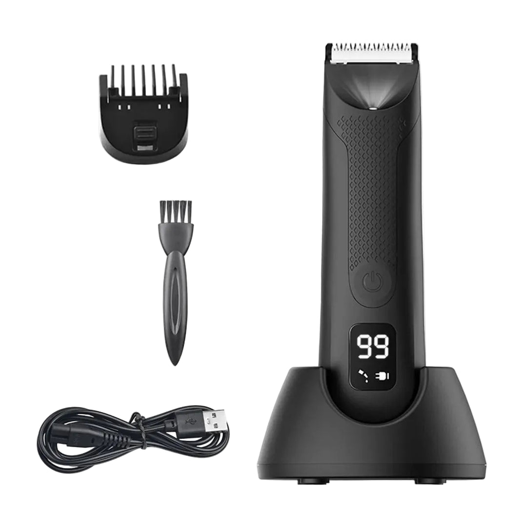Tondeuse à Cheveux Rechargeable Étanche pour Corps 0