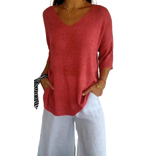 Top Femme Décolleté V Polyvalent 0