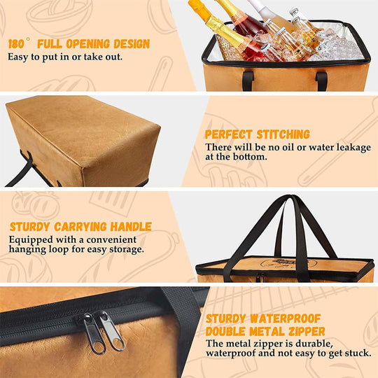 Transporteur Isolé Grand pour Repas Homme et Femme 3