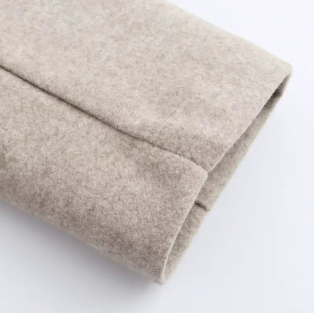 Trench-coat Femme Chic avec Col en Fourrure 2