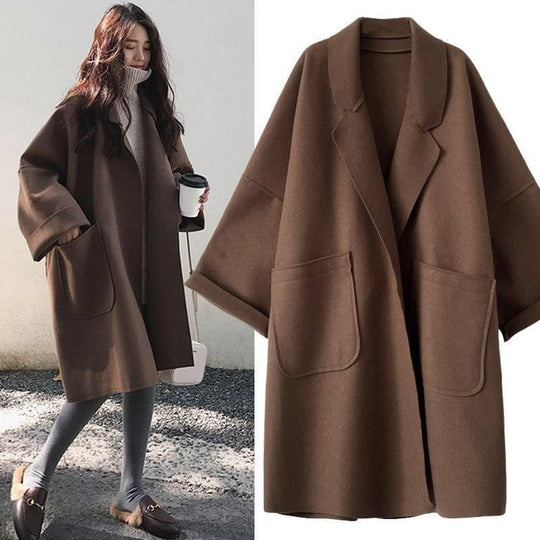 Trench-coat Oversize pour Femme Chic 1
