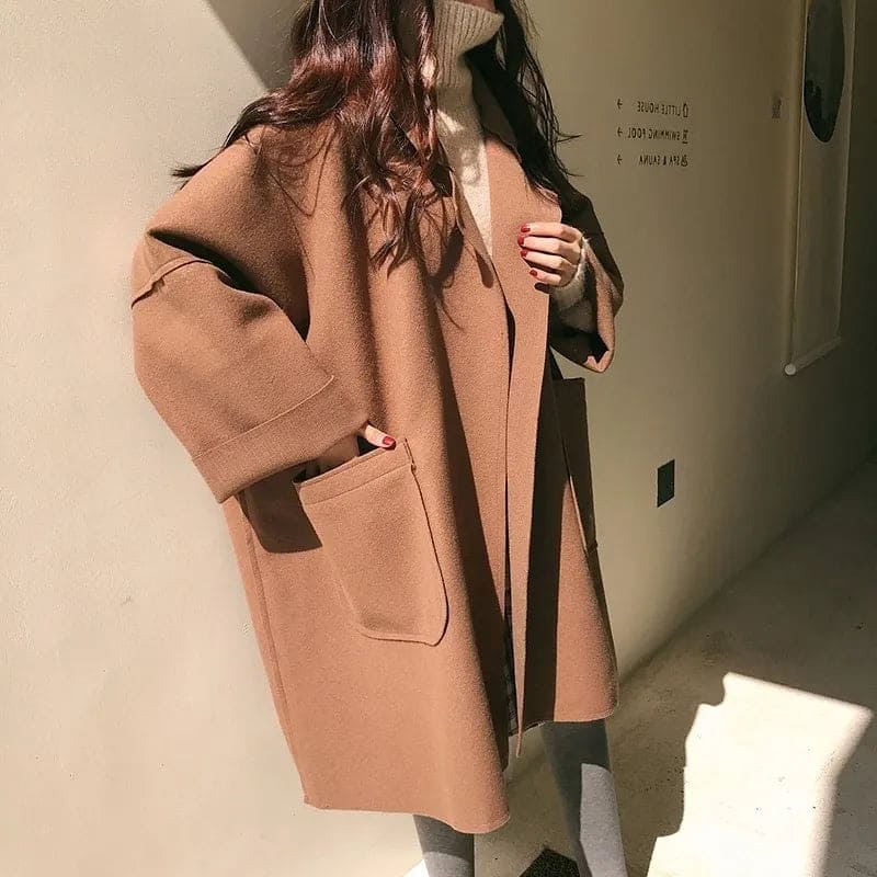 Trench-coat Oversize pour Femme Chic 3